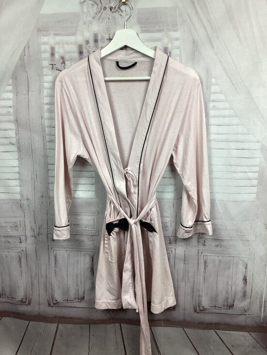 kate spade Other - Kate Spade Robe Pink Short with Black Bows Thin M